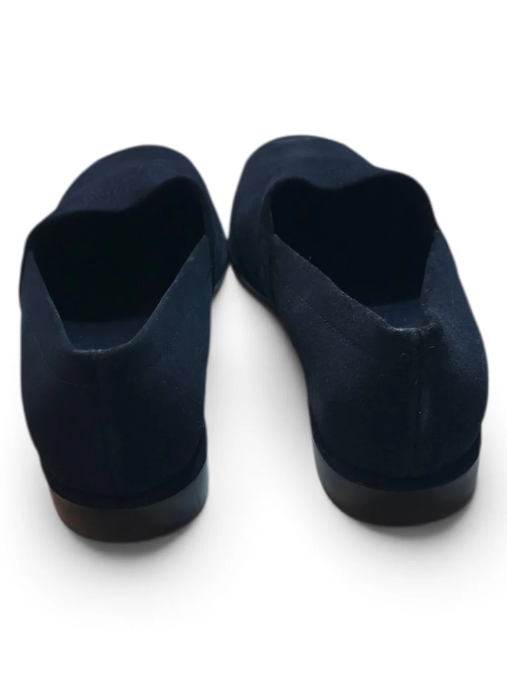Men's Navy Slip-On Dress Loafers